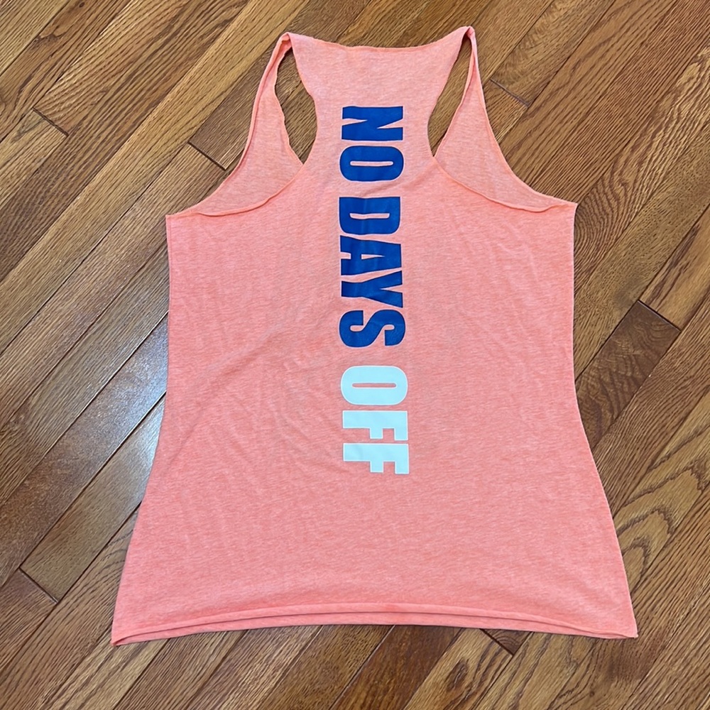 NO DAYS OFF racerback workout tank